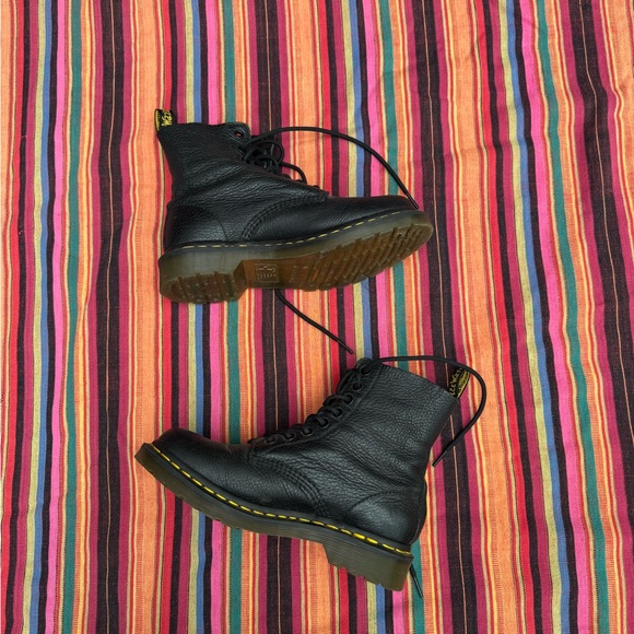 Dr. Marten Pascal Virginia Leather Lace Up Boots 7 - Picture 3 of 6